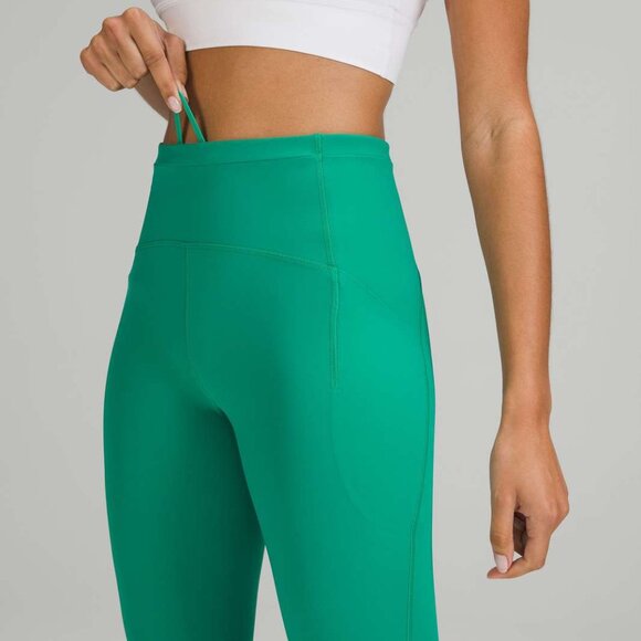 Lululemon Women's Swift Speed High-Rise Crop 23" *Brushed Luxtreme - Green - Picture 2 of 11